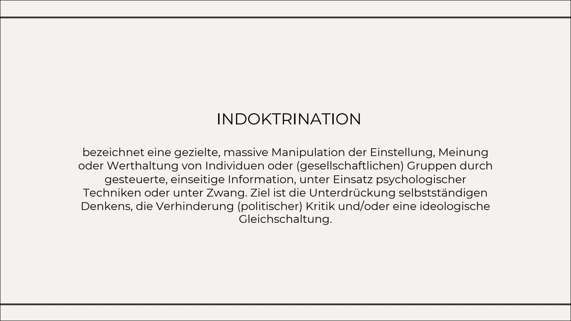 Erziehung im
Nationalsozialismus
Von Hatice und Sudem 01
HJ und BDM
Erklärung, Historie,
Aufbau
Zitat, Erklärung
Inhaltsverzeichnis
02
Indok