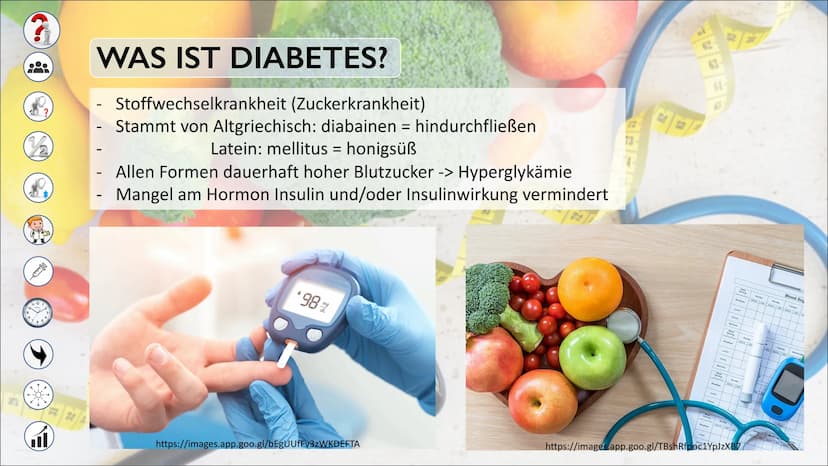DIABETES
MELLITUS 31-
114
44-
90
57-
58-
09
73-
-28
.. 1₂2
INHALT
Was ist Diabetes?
Betroffene
Ursachen und Symptome
115-
Diabetestypen
Diag