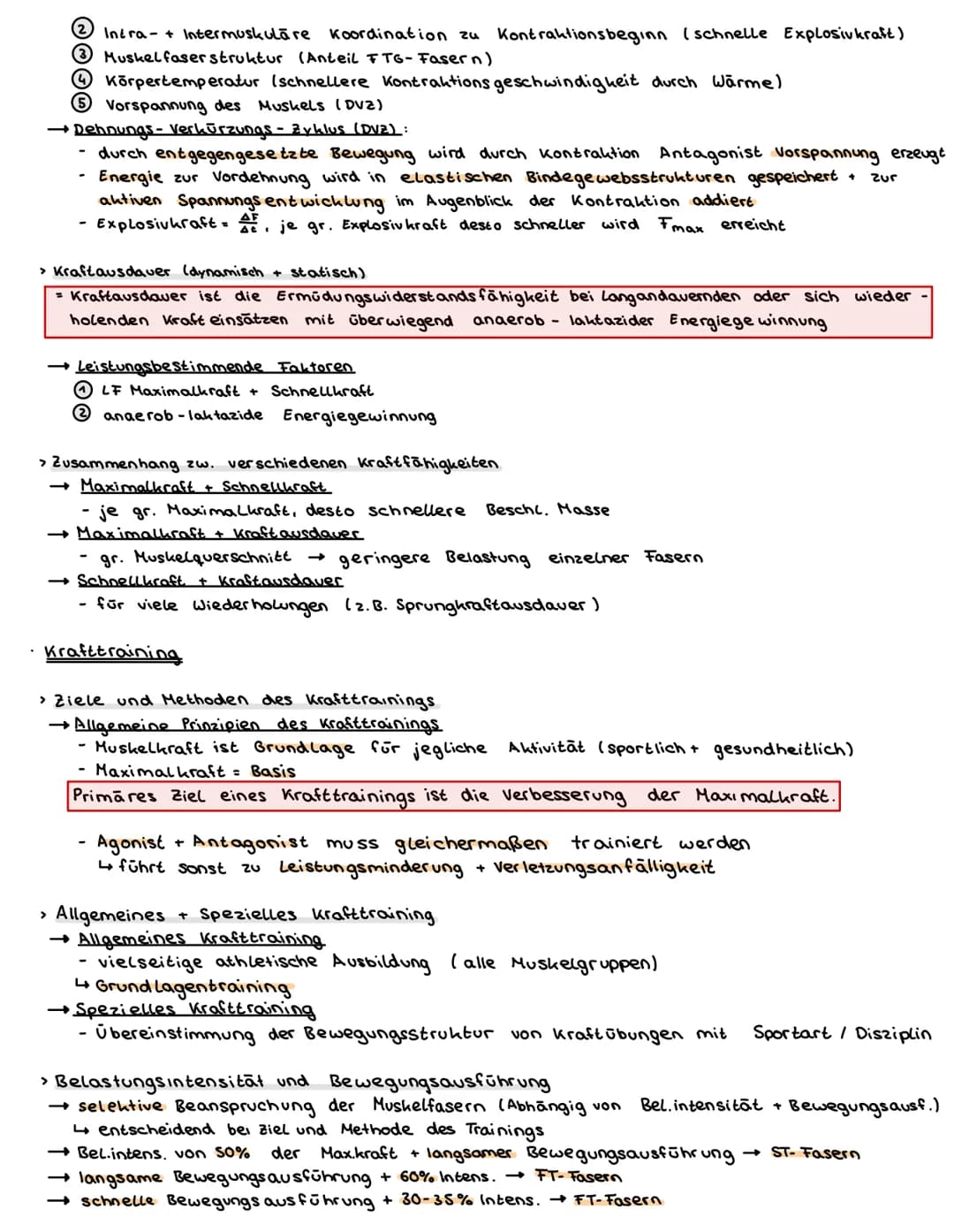 Sport Klausur am 05.03.2021
Kraft
= Kraft im biologischen Sinne ist die Fähigkeit des Nerv-Muskelsystems, durch Muskel-
tätigkeit Widerständ