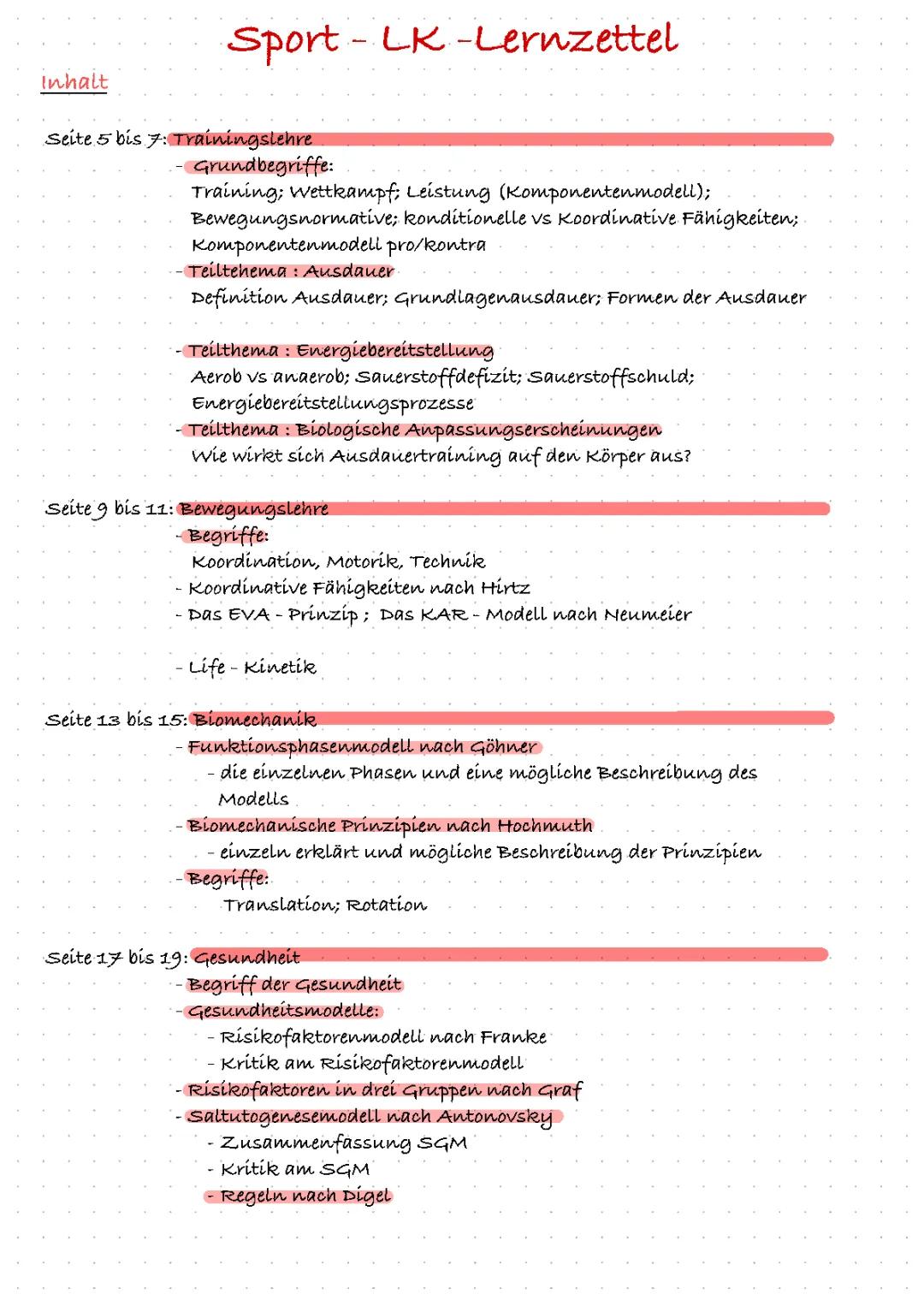 Trainingslehre Einfach erklärt: PDF-Zusammenfassungen zu Sporttheorie und Krafttraining