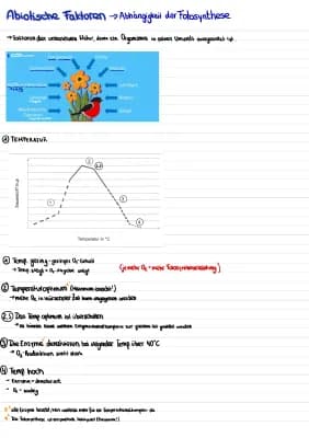 Know Abhängigkeit der Fotosynthese von abiotischen Faktoren  thumbnail