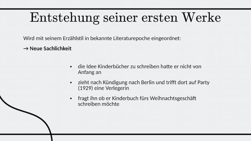Erich
Kästner
Ein Lyriker des 20. Jahrhunderts Daten zu Erich Kästner
1899 in Dresden
† 1974 in München
wurde 75 Jahre alt
Kästner war deuts