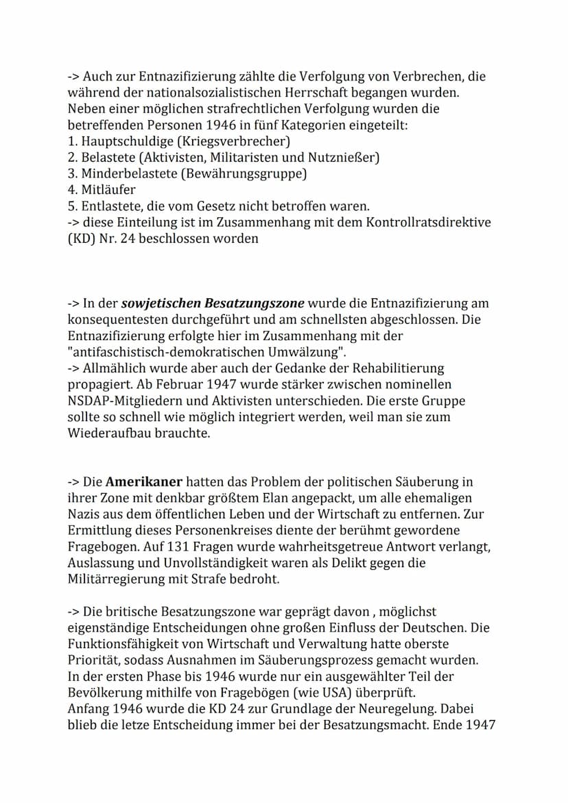 Als sich der bevorstehende Krieg über Deutschland abzeichnete
überlegten die Siegermächte, welche Ziele sie als Besatzungsmächte
befolgen wo