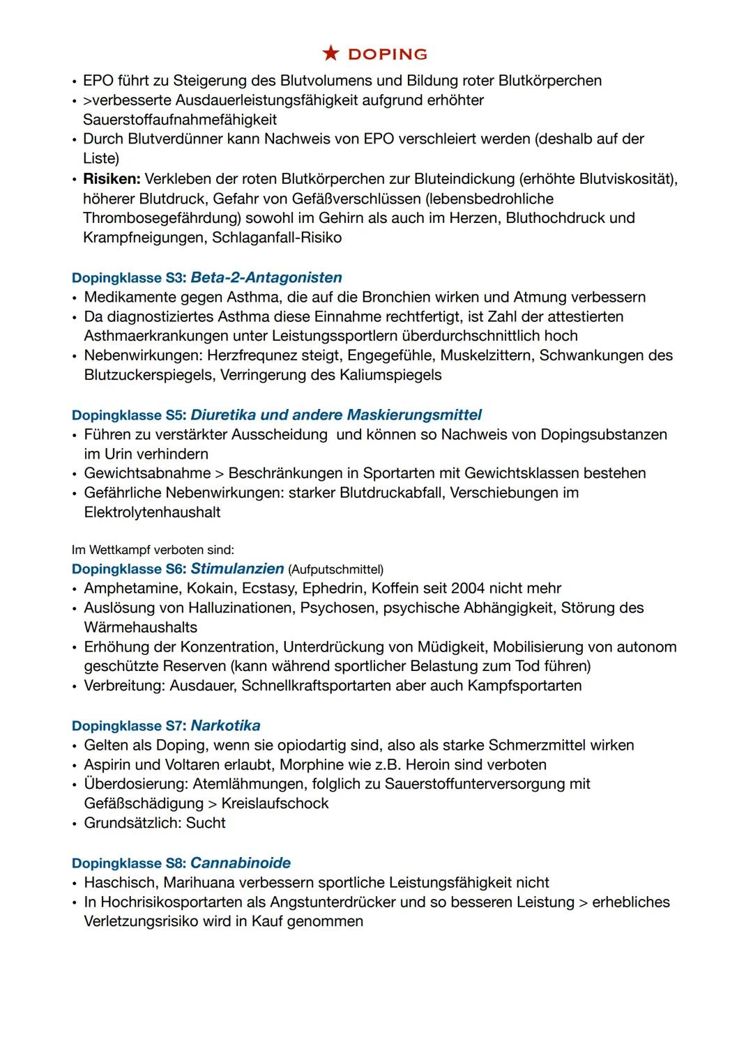 ★DOPING★

Unter Doping versteht man den Versuch der Leistungssteigerung durch die
Anwendung (Einnahme, Injektion) von verbotenen Substanzen 