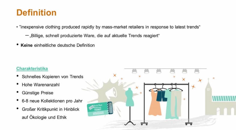 Fast Fashion
Tragödie für die Umwelt Inhaltsverzeichnis
1. Definition
2. Fast Fashion
2.1 Am Beispiel: Shein
2.2 Preis-Leistungs-Verhältnis: