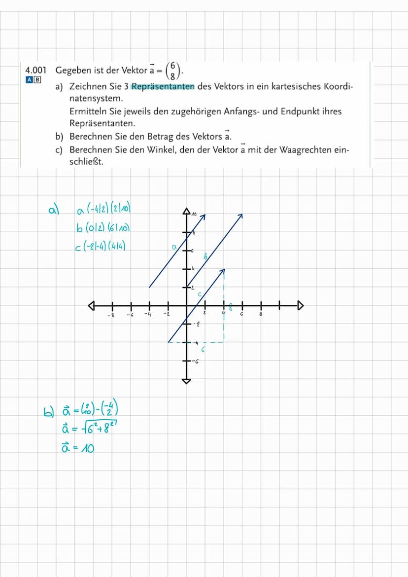 Vektoren
#
Ein Vektor sind alle Pfeile mit
gleicher Lange, gleiche Richtung &
gleiche Orientierung.
7
Winkel Z
Länge des Vektors
- Pythagora