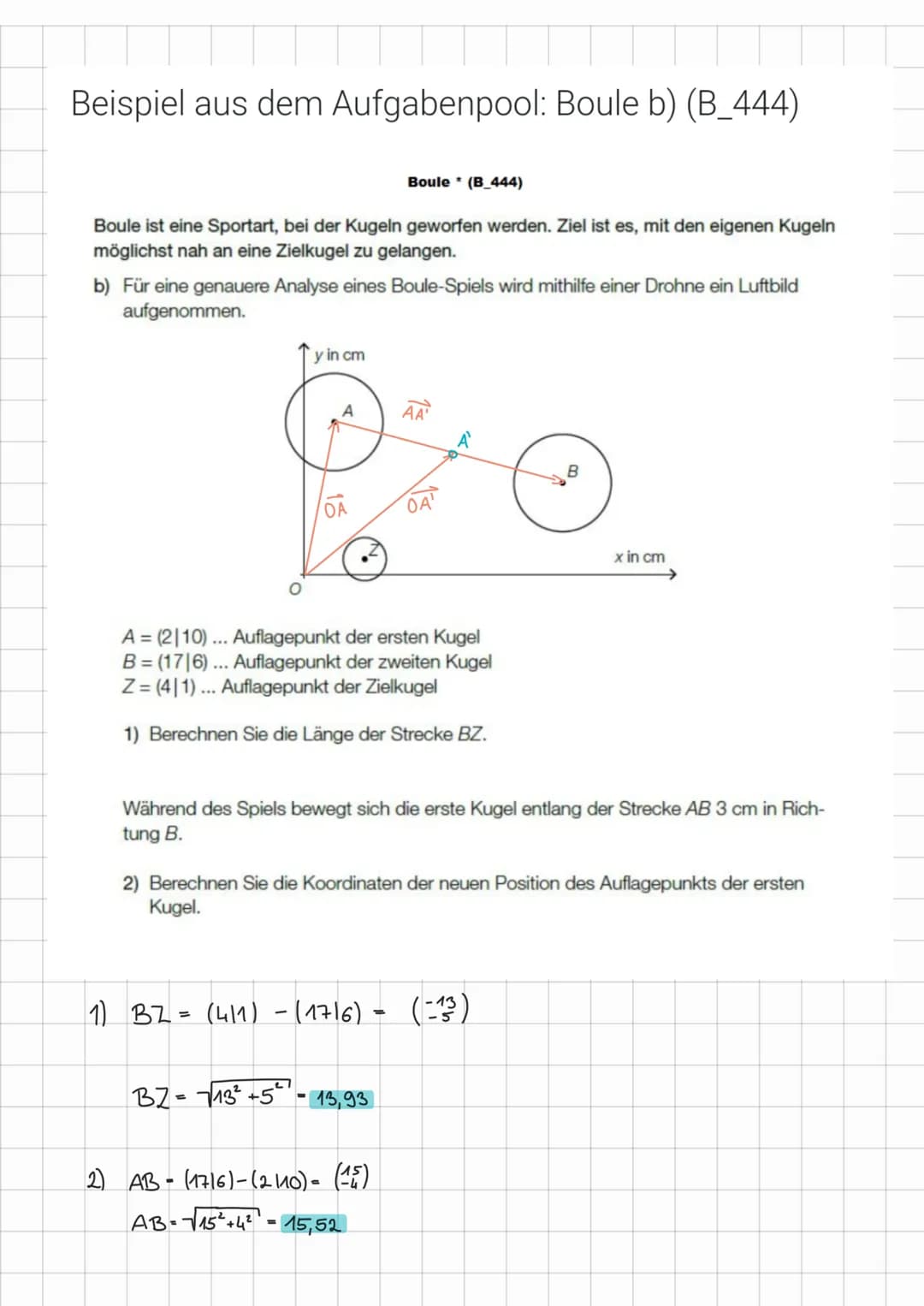 Vektoren
#
Ein Vektor sind alle Pfeile mit
gleicher Lange, gleiche Richtung &
gleiche Orientierung.
7
Winkel Z
Länge des Vektors
- Pythagora