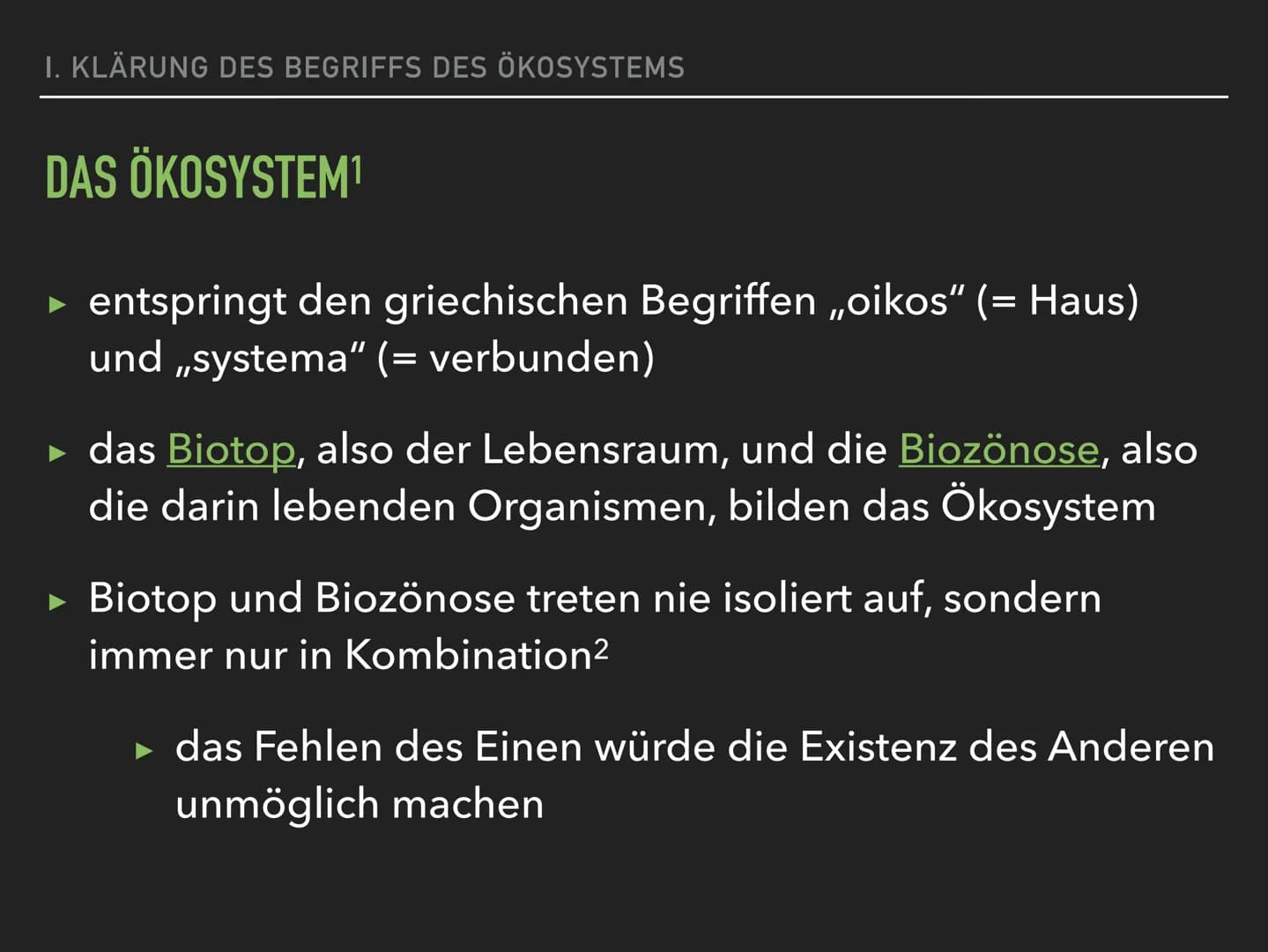 ÖKOSYSTEME VERÄNDERN SICH
DIE SUKZESSION DEFINITION SUKZESSION
EINE SUKZESSION IST DIE ZEITLICHE ABFOLGE INEINANDER
ÜBERGEHENDER ZUSTÄNDE VO
