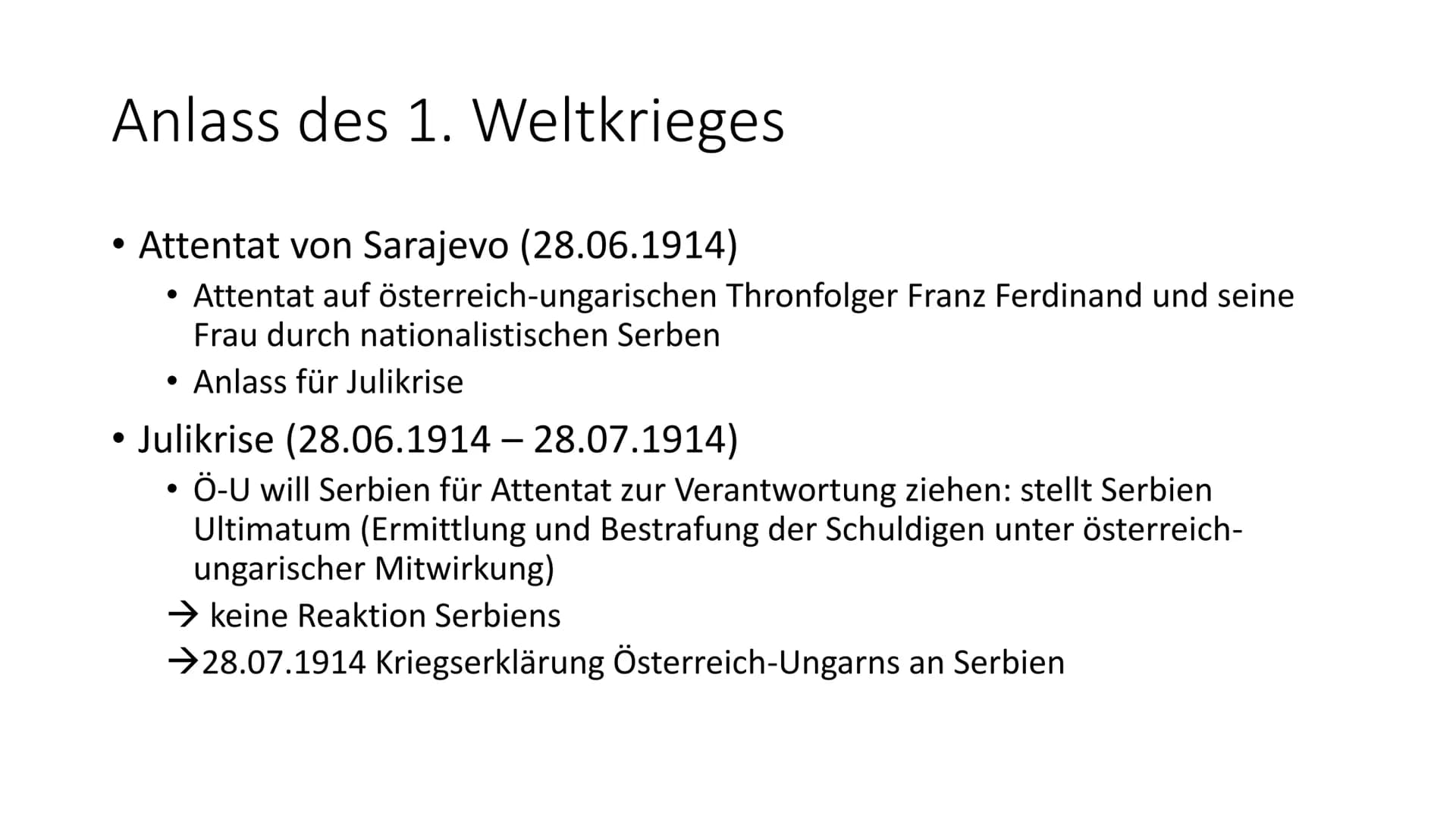 Imperialismus und erster
Weltkrieg Gliederung
• Welt vor Ausbruch des Krieges
• Imperialismus
●
●
Deutsches Kaiserreich im Imperialismus
• U