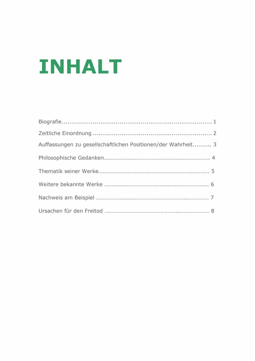 HEINRICH VON KLEIST
Ein Dramatiker, Erzähler, Publizist und
Lyriker
1777-1811 INHALT
Biografie..
Zeitliche Einordnung
2
Auffassungen zu gese