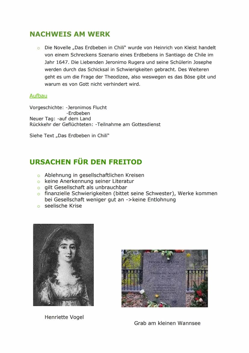 HEINRICH VON KLEIST
Ein Dramatiker, Erzähler, Publizist und
Lyriker
1777-1811 INHALT
Biografie..
Zeitliche Einordnung
2
Auffassungen zu gese