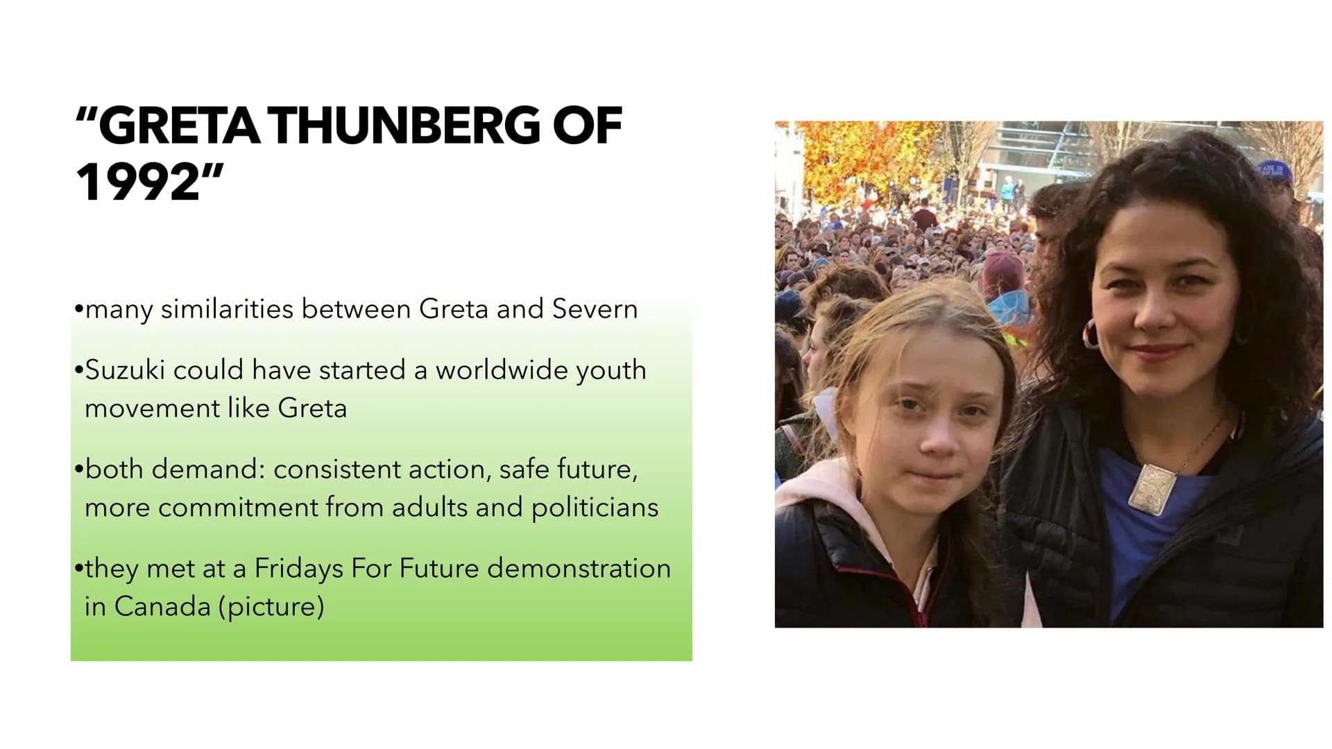 Severn Suzuki and Greta Thunberg: What Did They Do for the World?