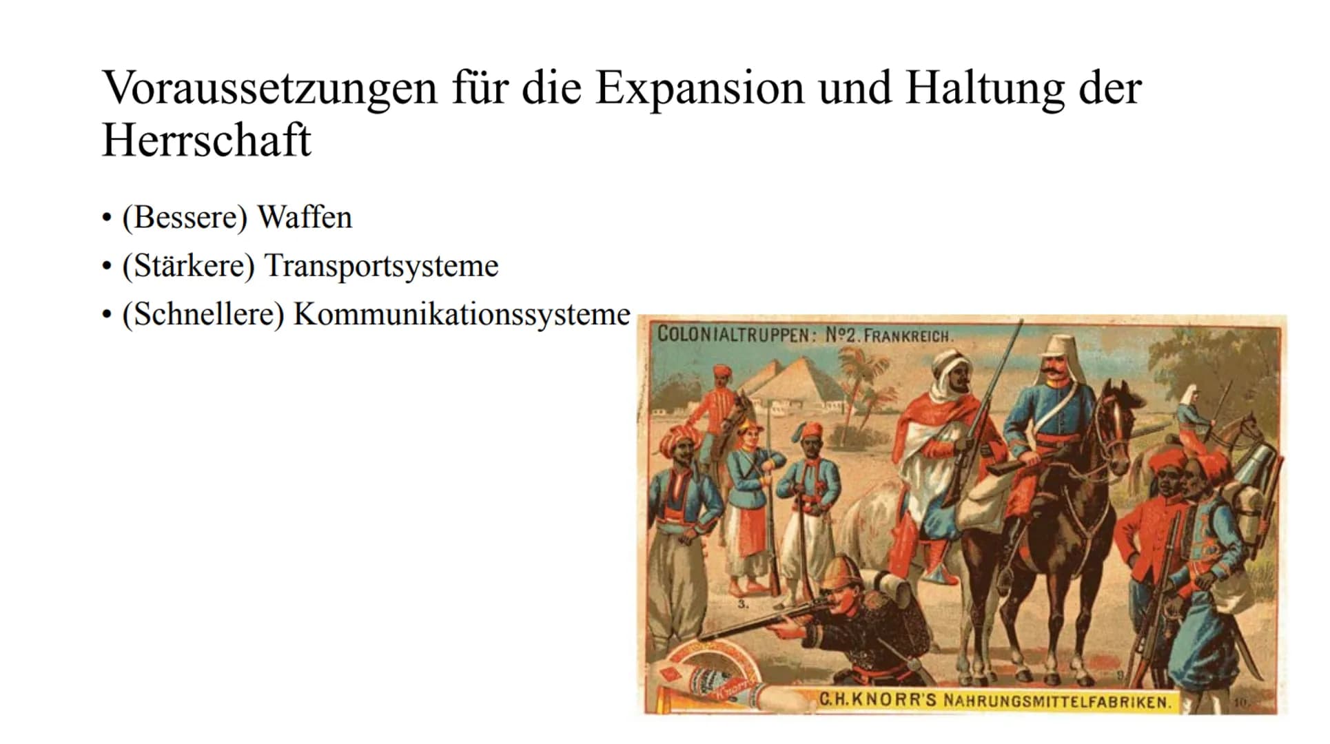 Frankreichs Imperialismus Frankreichs Imperialismus
• Frankreichs Territorien
• Der Dreieckshandel
●
●
Motive des Imperialismus
Koloniale He