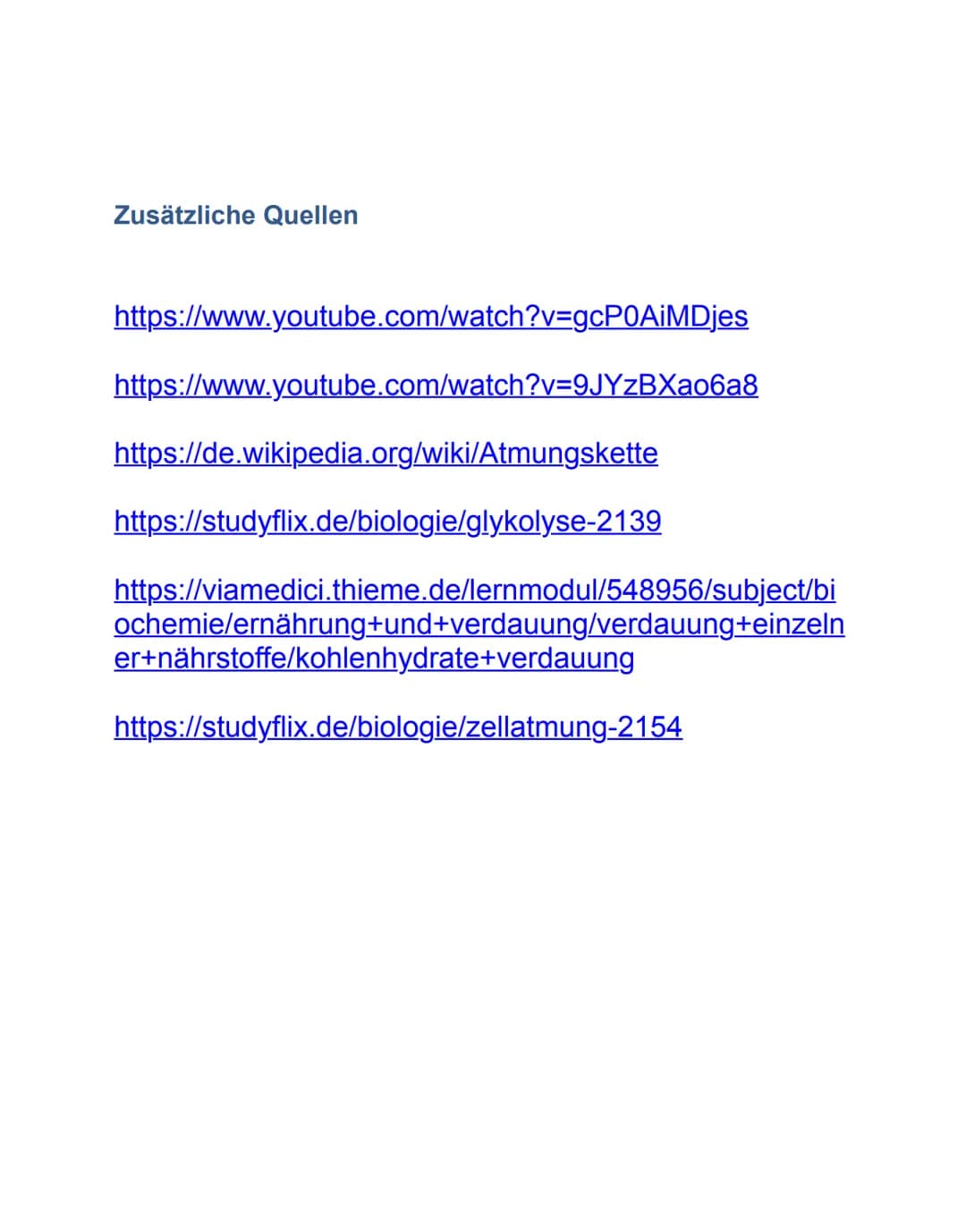 Pauline Wolf
BIOLOGIE GK 11
Lernplakat: Der Zusammenhang zwischen Verdauung, Äußerer Atmung und Zellatmung
Äußere Atmung
Zentrale Aufgabe de