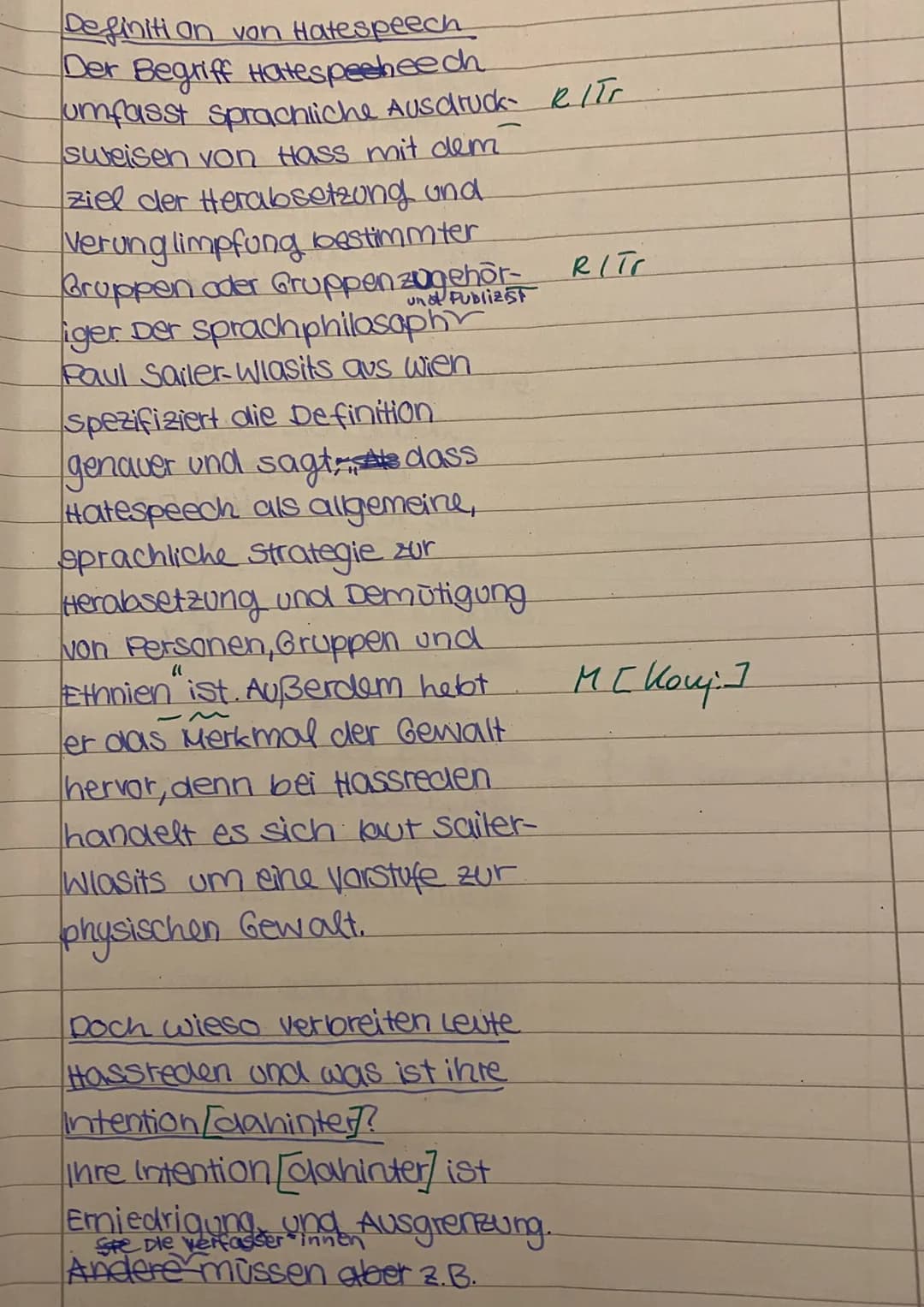 3. Deutsch klausur 07.03.22
Hate Speech
Liebe Schülerinnen,
im Rahmen des Projektes
kommunikation und Medien
haben wir als Deutsch
Kurs mit 