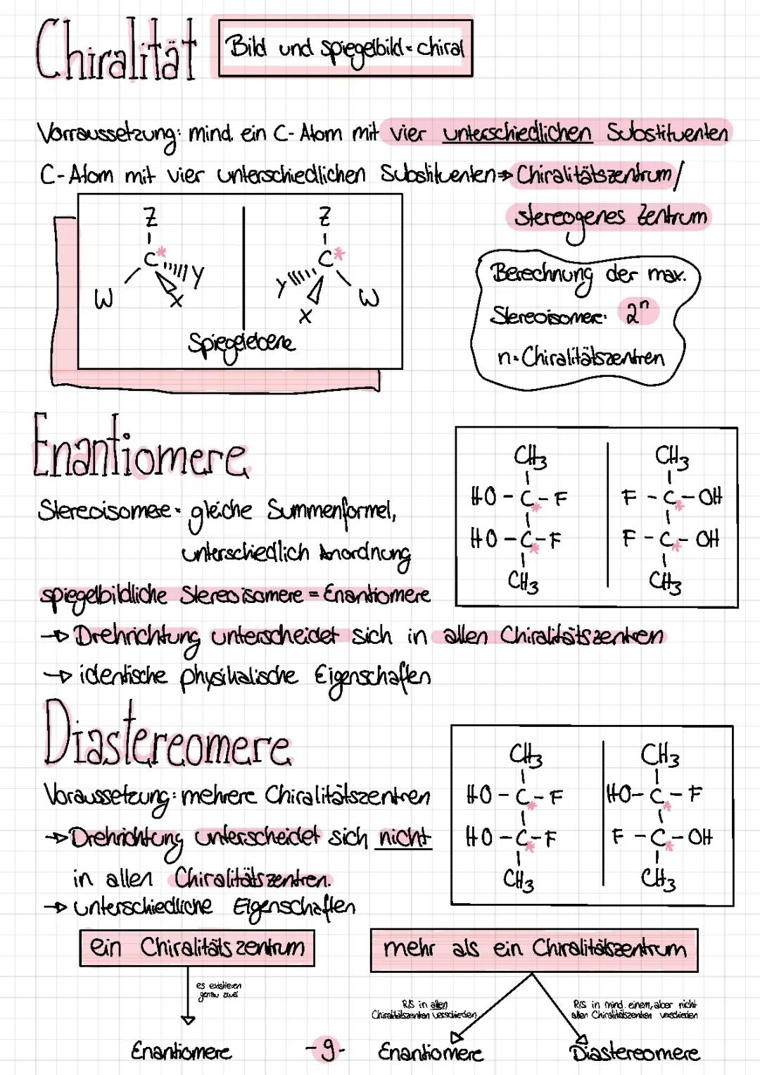 Chirale Moleküle und ihre absolute Konfiguration: Enantiomere und Diastereomere erklärt