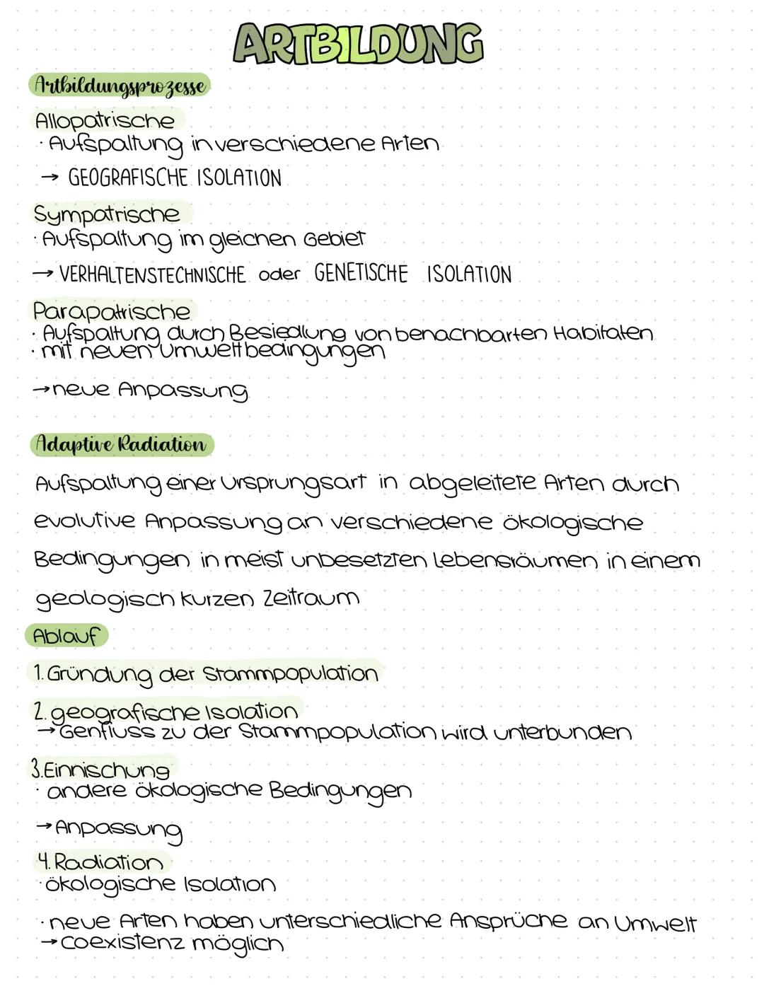 Evolution
Abitur
Zusammenfassung Inhaltsübersicht
Themenfeld Evolution
Der Artbegriff
morphologischer Artbegriff
biologischer Artbegriff
Var