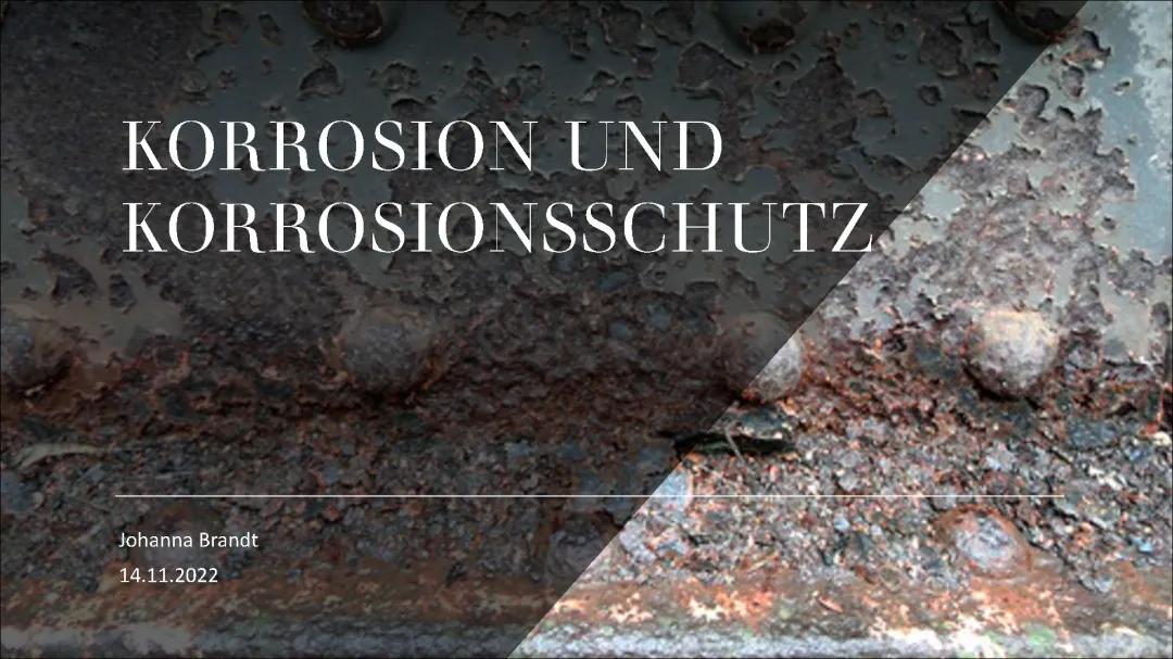 Alles über Korrosion: Die verschiedenen Arten und wie man sie schützt!