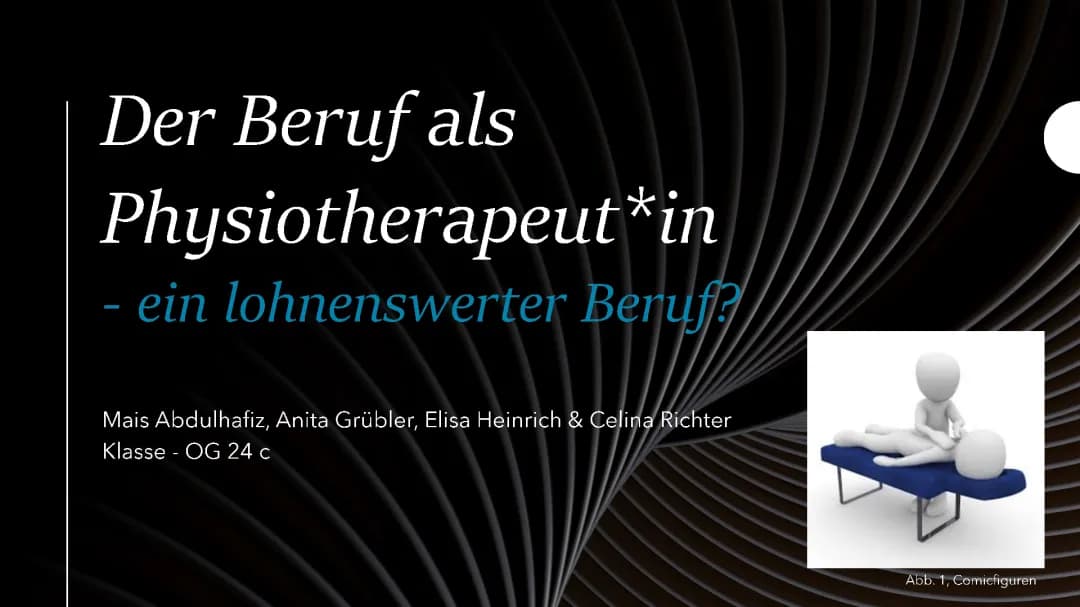 Der Beruf als Physiotherapeut 