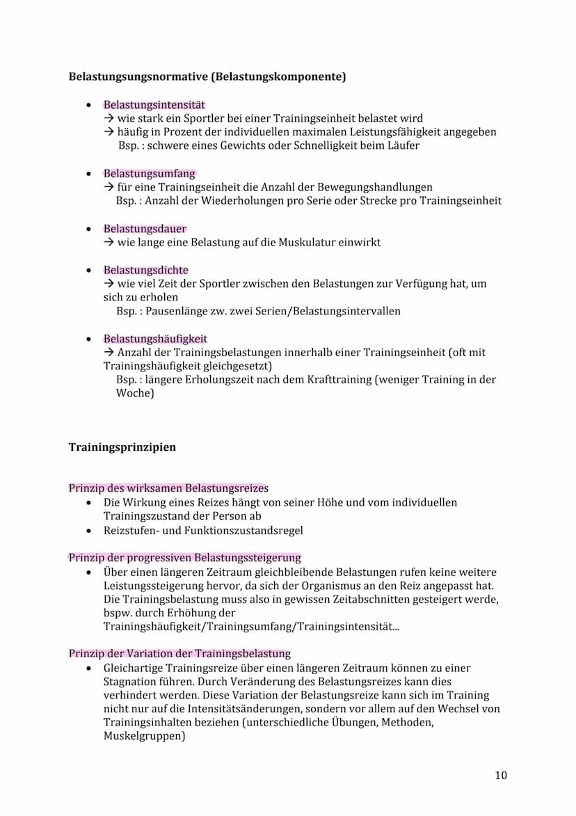 Lernzettel Sport Klausur
Themen:
Muskelaufbau/-kontraktion & Energiebereitstellung
Muskelfaserarten (ST- & FT-Fasern)
● Anpassung des Herz-K