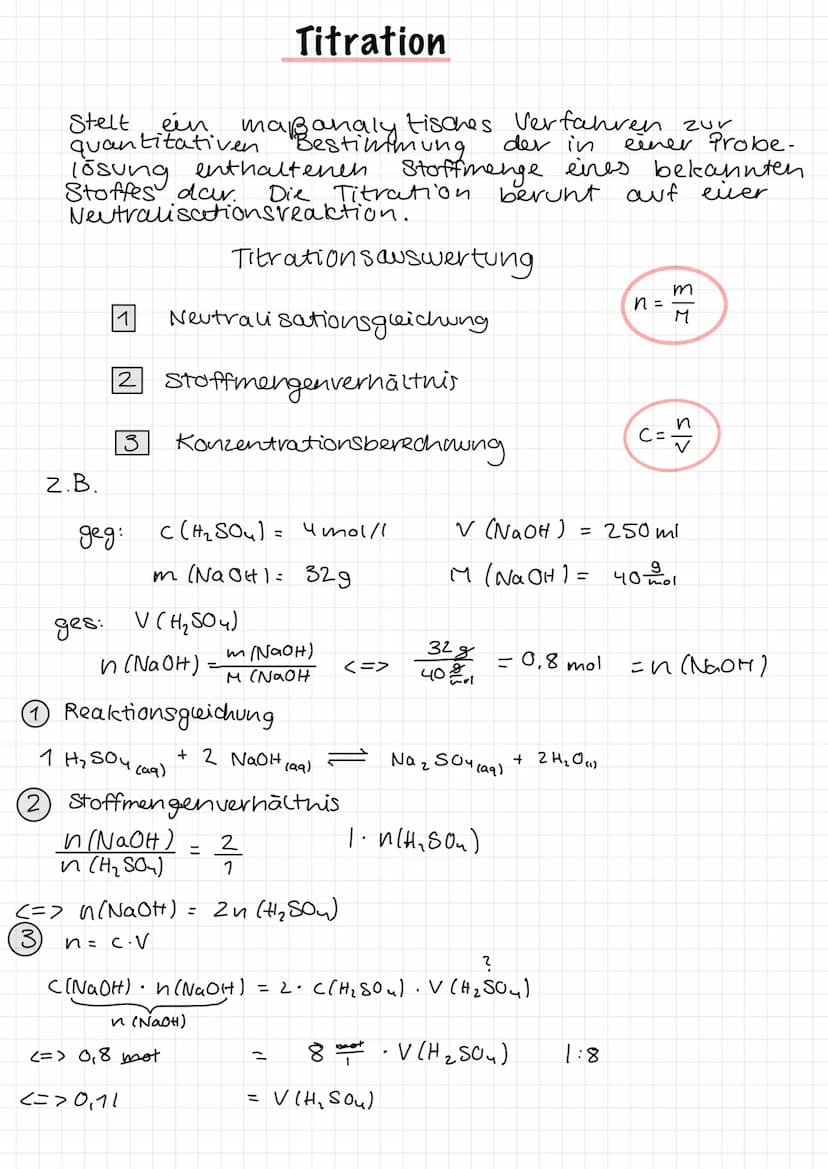 Säure Base Titrationsapparatur
Haßlosung (bekannte c)
•
Bürette
.
Probelösung (unbekannte c.)
Erlenmeyerkolben
Rührfisch
Magnetrührer
•Hann 