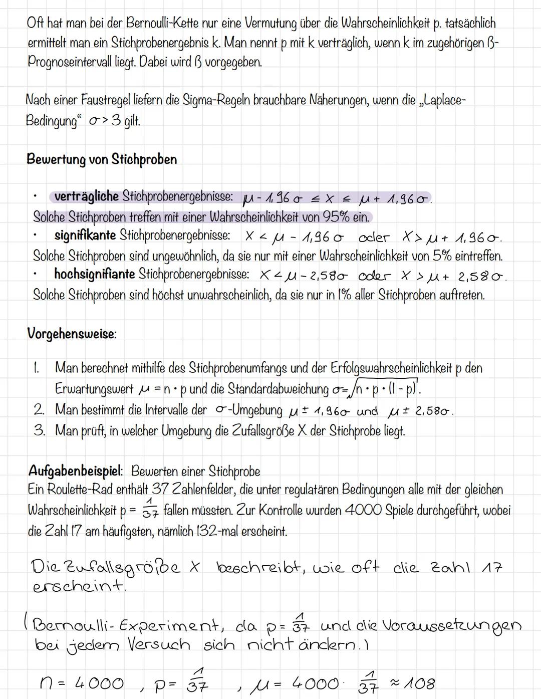  Wahrscheinlichkeit:
P(...)
Lernzettel Klausur
Grundbegriffe der Wahrscheinlichkeitsrechnung:
Die relative Häufigkeit nähert sich bei immer 