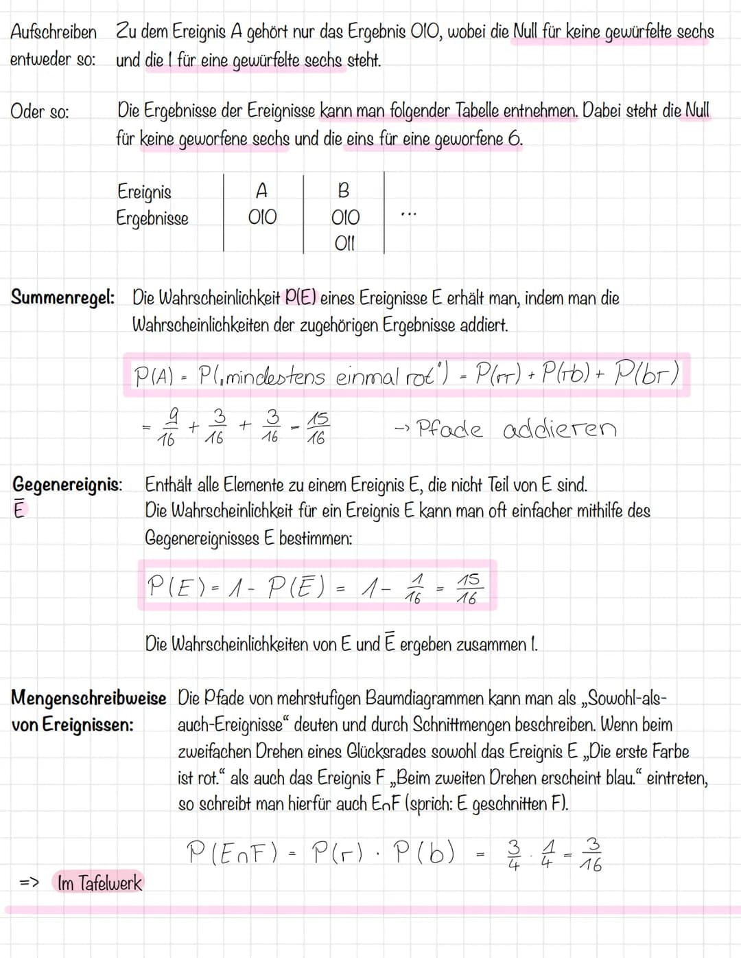 Mathe Abi 2023 Niedersachsen: Lösungen, Aufgaben und Lernzettel für Stochastik
