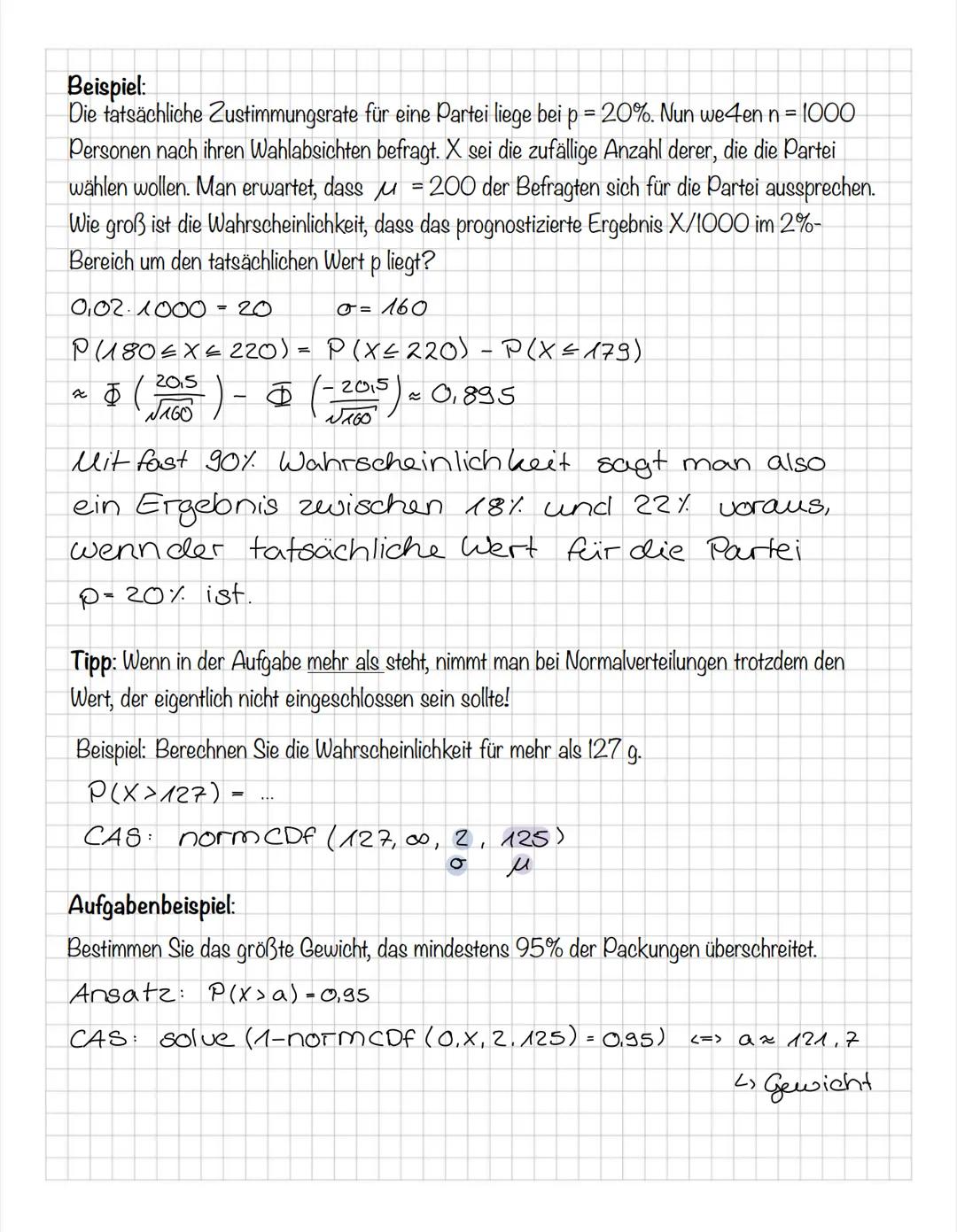  Wahrscheinlichkeit:
P(...)
Lernzettel Klausur
Grundbegriffe der Wahrscheinlichkeitsrechnung:
Die relative Häufigkeit nähert sich bei immer 