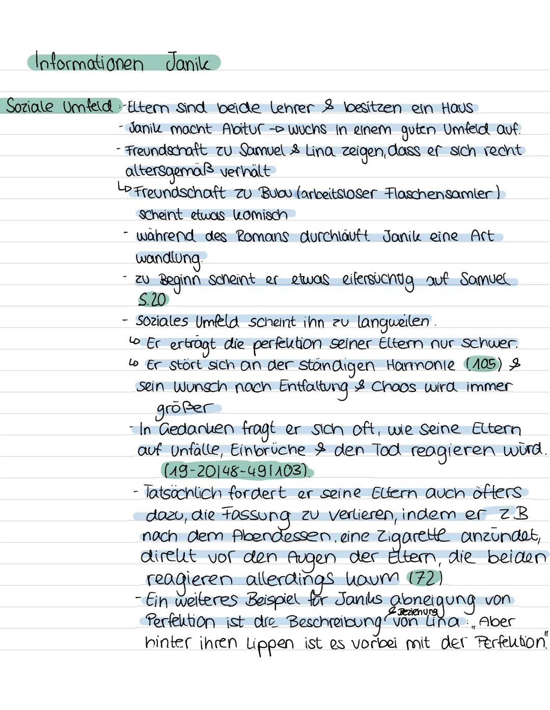 Informationen Janik
Soziale Umfeld Eltern sind beide lehrer & besitzen ein Haus
· Janik macht Abitur - wuchs in einem guten Umfeld auf.
-Fre
