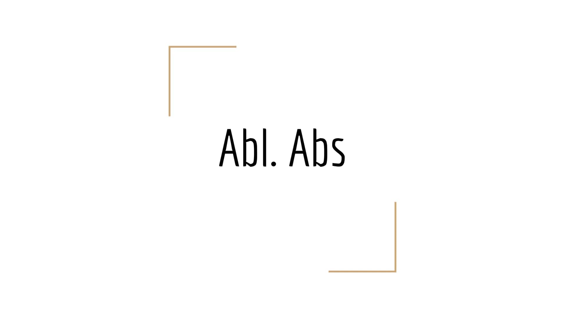 Abl. Abs Gliederung
Definition
Konstruktion
Abl. Abs im PPA
Abl. Abs im PPP
Übersetzung
Übungsaufgaben
Quellen Definiton
Partizipialkonstruk