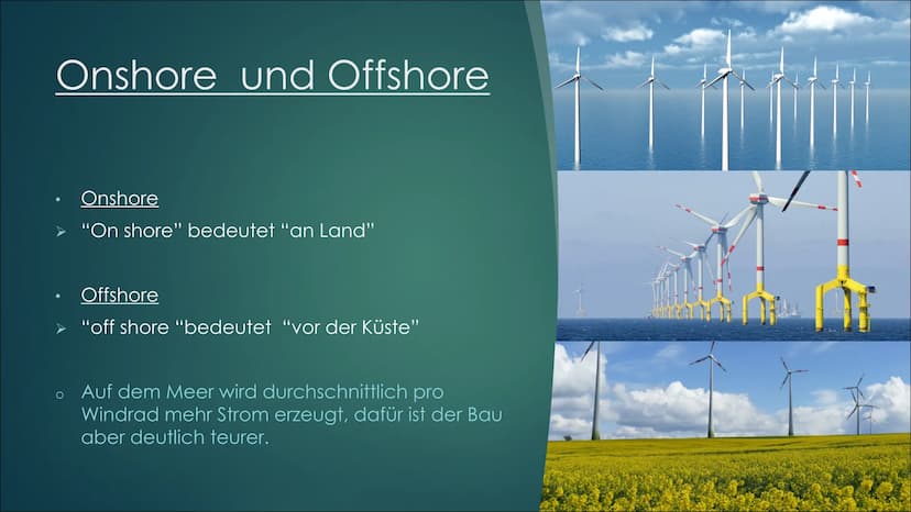 Windkraft Inhaltsverzeichnis
► Was ist Windkraft?
▶ Funktion
► Vor- und Nachteile
Raumbeispiel
► Leistung
▶ Onshore und Offshore
Zukunft
All
