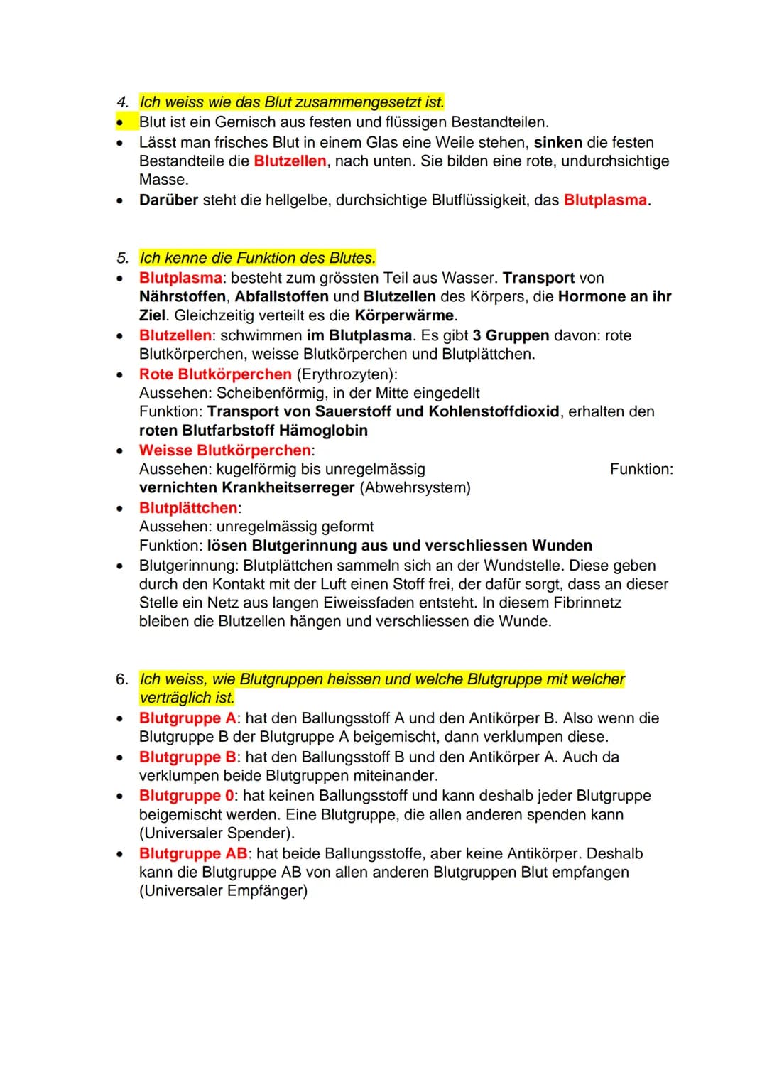 Atmung, Blut und Kreislauf
1. Ich kann den Weg der Atemluft im Körper beschreiben und alle dabei
beteiligten Organe benennen.
●
●
●
1. Mund-