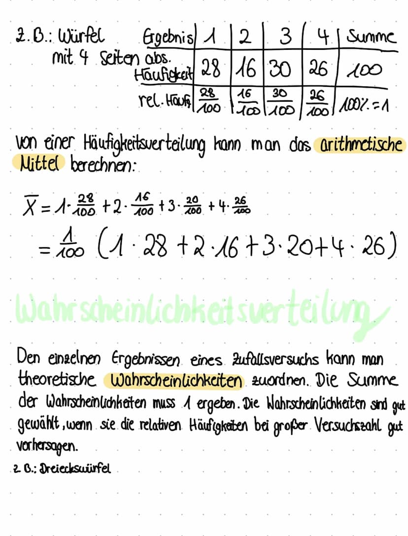 Zufallsexperiment
Ein Zufallsexperiment ist ein Experiment mit zufälligen
Ausgang.
Man nennt es ein Laplace-Experiment, wenn alle
Ausgänge g