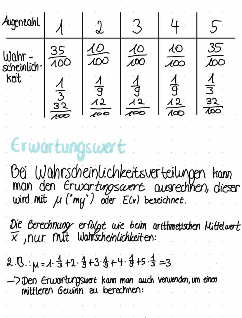 Zufallsexperiment
Ein Zufallsexperiment ist ein Experiment mit zufälligen
Ausgang.
Man nennt es ein Laplace-Experiment, wenn alle
Ausgänge g