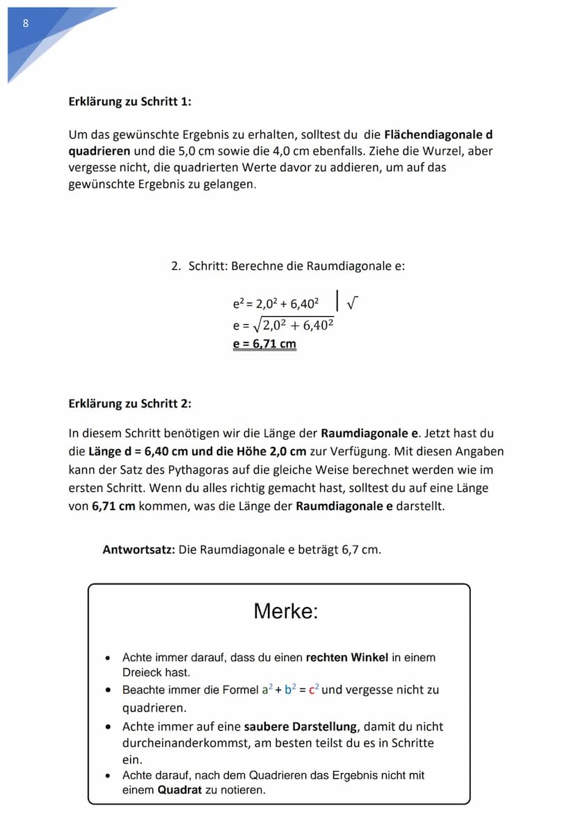 Satz des Pythagoras
in räumlichen Körpern
Dis
Makarios Dimerli
Name: Makarios Dimerli
Fach: Mathematik
Klasse: 9a
Datum: 19.01.2023  Einleit