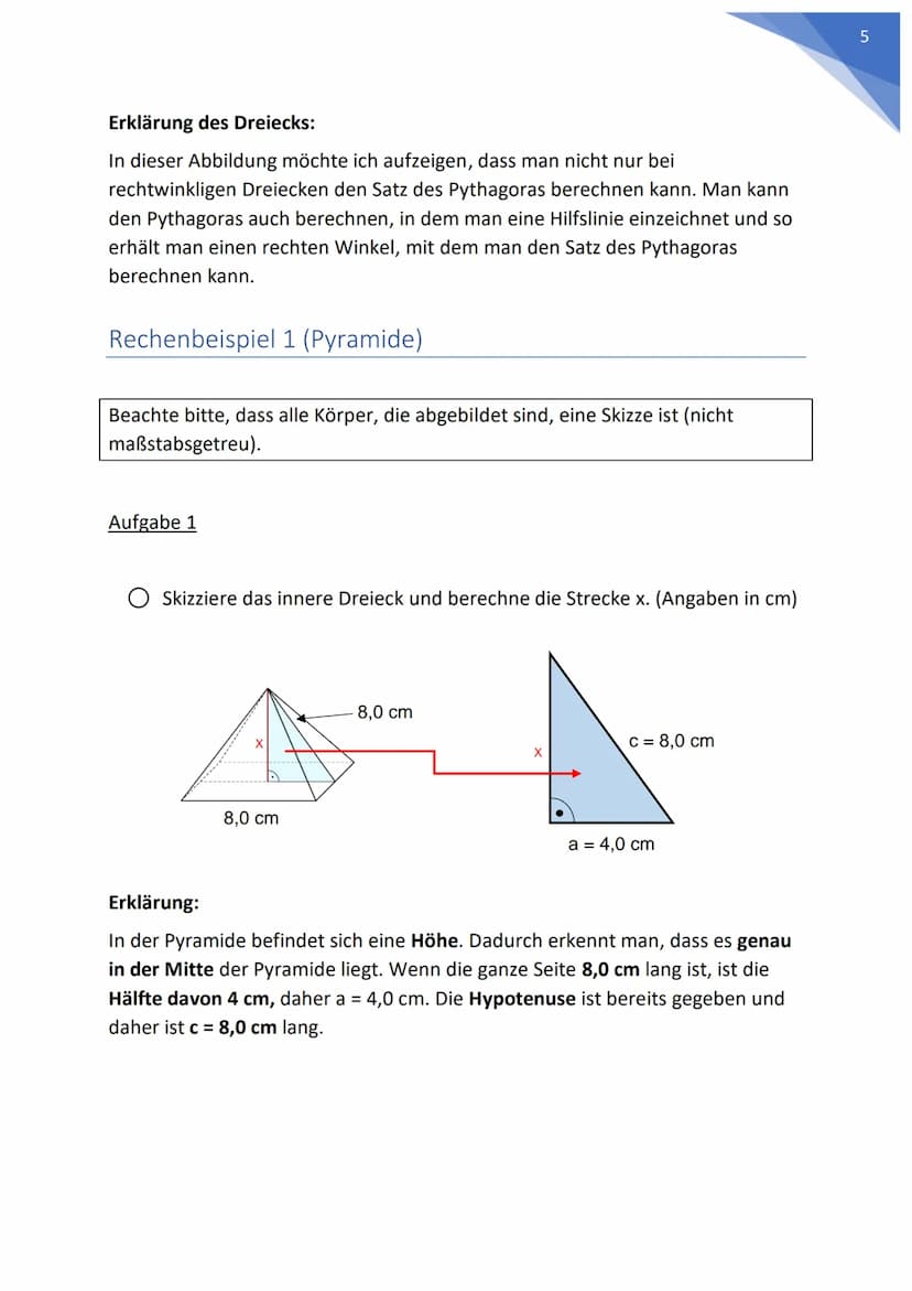 Satz des Pythagoras
in räumlichen Körpern
Dis
Makarios Dimerli
Name: Makarios Dimerli
Fach: Mathematik
Klasse: 9a
Datum: 19.01.2023  Einleit