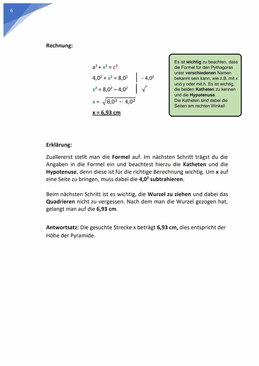 Satz des Pythagoras
in räumlichen Körpern
Dis
Makarios Dimerli
Name: Makarios Dimerli
Fach: Mathematik
Klasse: 9a
Datum: 19.01.2023  Einleit