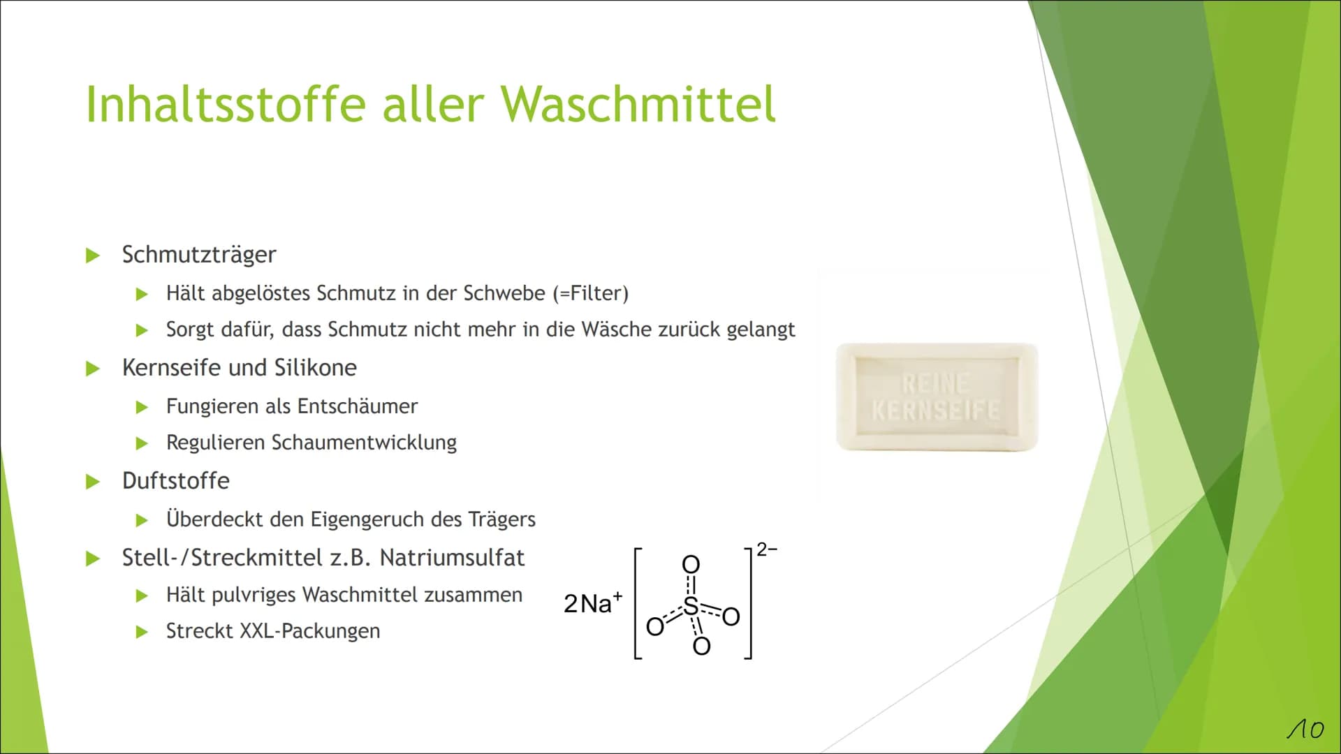 Tenside am Beispiel eines
modernen
Waschmittels
Chemie Q4, Jenny Krick, 04.03.2021
1 Inhaltsverzeichnis
Was sind Waschmittel überhaupt?
Gesc