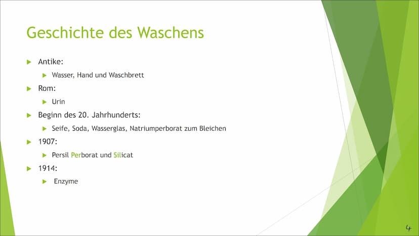 Tenside am Beispiel eines
modernen
Waschmittels
Chemie Q4, Jenny Krick, 04.03.2021
1 Inhaltsverzeichnis
Was sind Waschmittel überhaupt?
Gesc