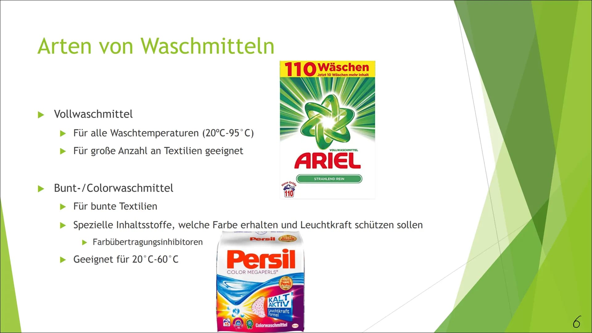 Tenside am Beispiel eines
modernen
Waschmittels
Chemie Q4, Jenny Krick, 04.03.2021
1 Inhaltsverzeichnis
Was sind Waschmittel überhaupt?
Gesc