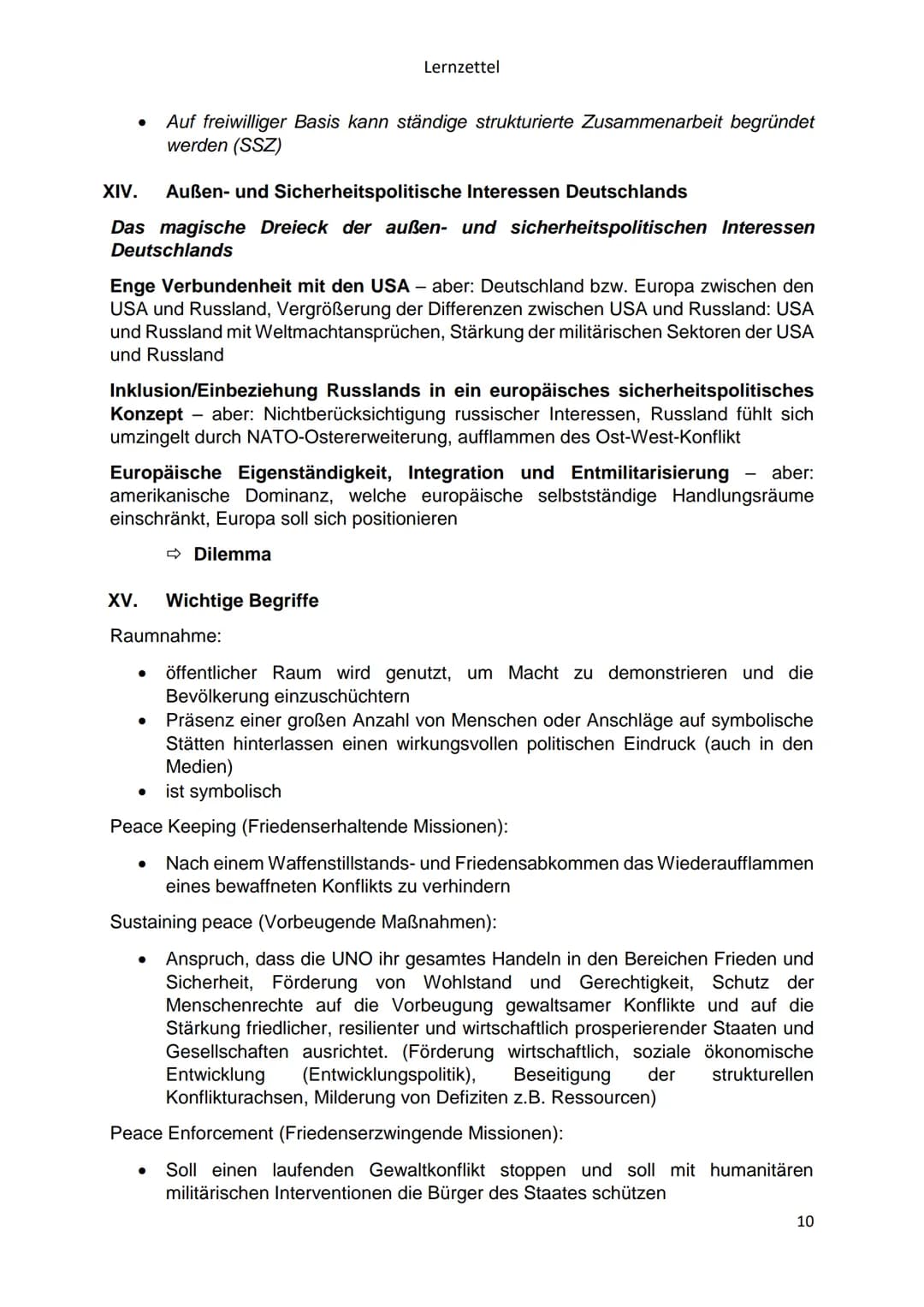 Politik - Vorabiturklausur, LK
Friedensicherung als nationale und internationale Herausforderung:
Internationaler Terrorismus/Außen- und Sic