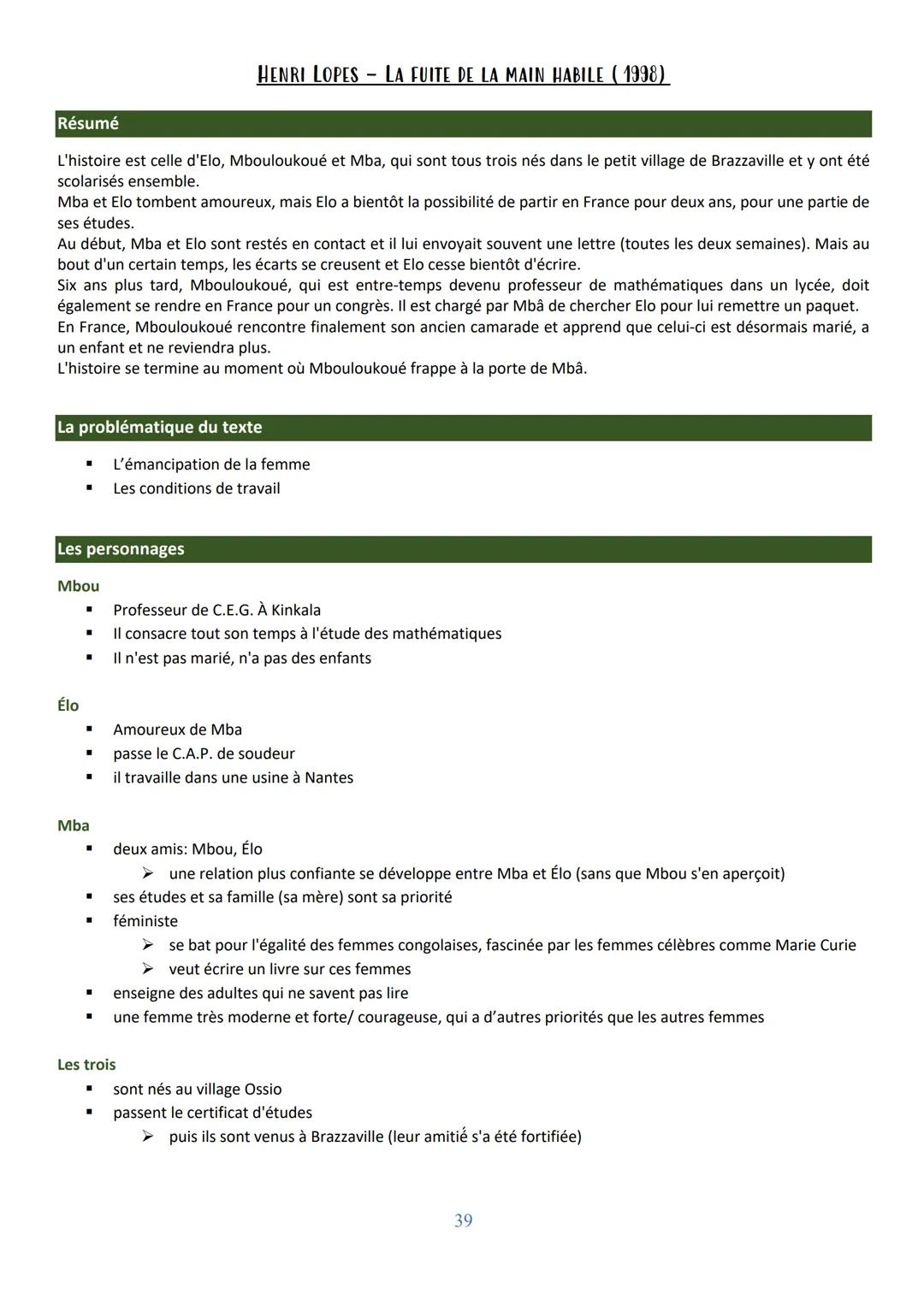 Themenfelder:
Q1.1 Les rapports humains (Menschliche Beziehungen)
Les conceptions de la famille (Familienkonzepte)
Les rapports homme-femme 