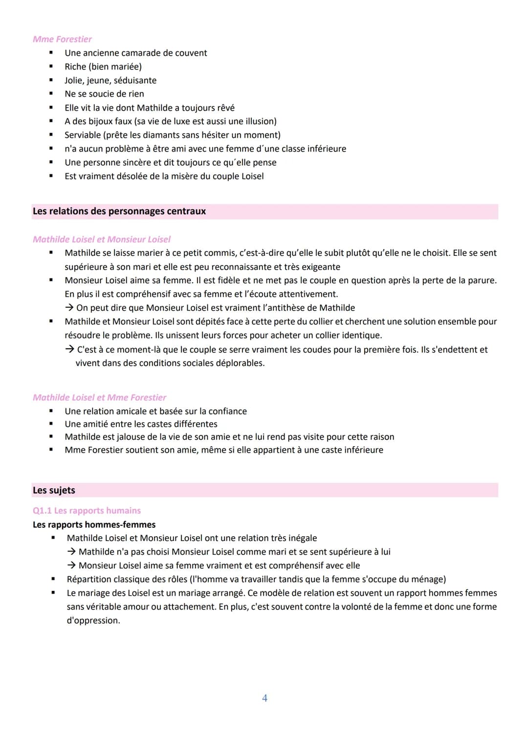 Themenfelder:
Q1.1 Les rapports humains (Menschliche Beziehungen)
Les conceptions de la famille (Familienkonzepte)
Les rapports homme-femme 