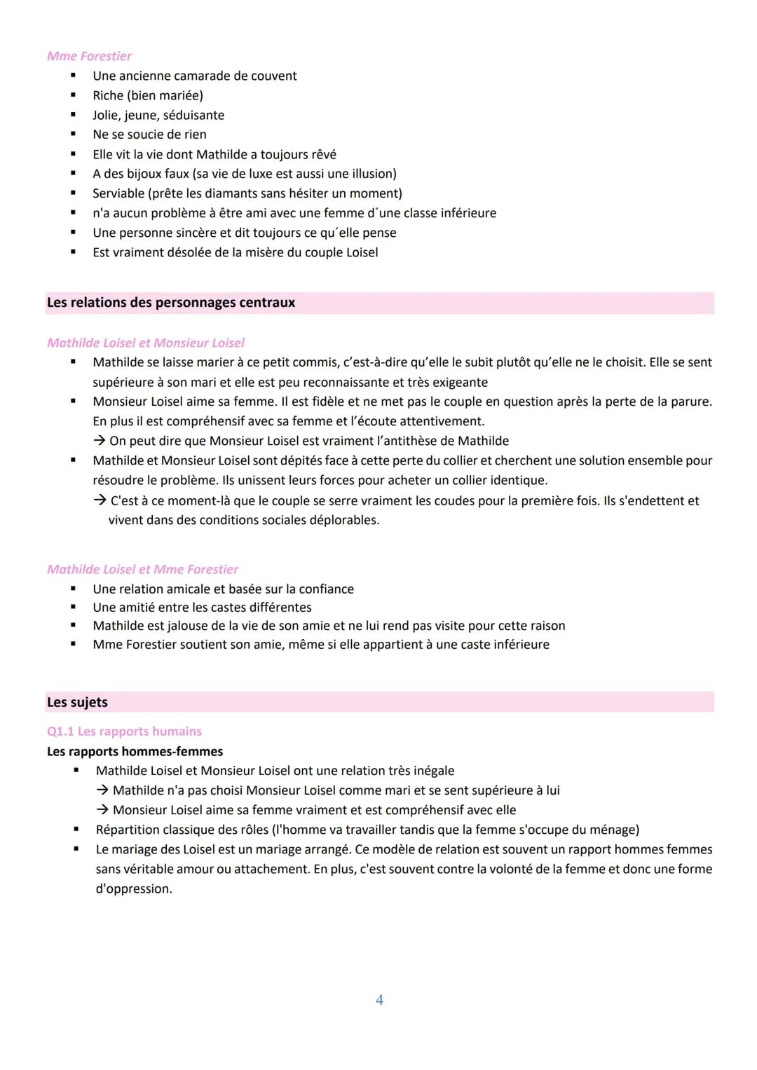 Themenfelder:
Q1.1 Les rapports humains (Menschliche Beziehungen)
Les conceptions de la famille (Familienkonzepte)
Les rapports homme-femme 