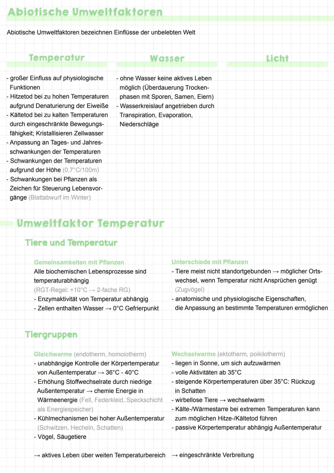  Ökologie
Ökologie ist die Lehre vom System der ungestörten, wechselseitigen Beziehungen der Lebewesen zueinander und
zu ihrer Umgebung
Para