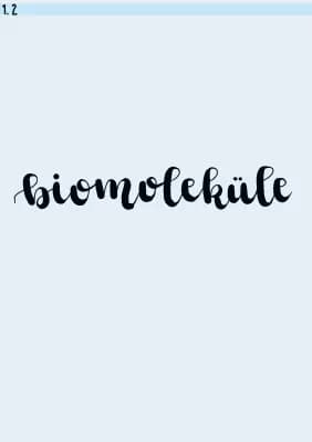 Know Biomoleküle thumbnail