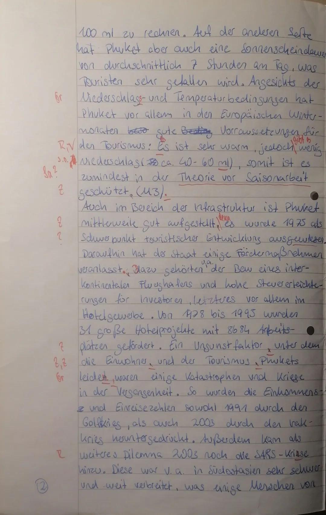 Js. Q1.2
Erdkunde-GK
1.Klausur
Entwicklung durch Tourismus?
- das Bsp. Phuket/Thailand -
Kurs Keller
Aufgaben: 1. Stellen Sie nach einer kur