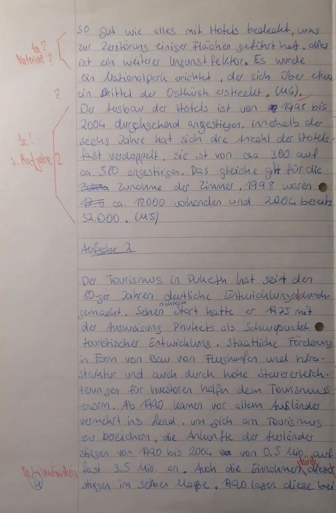 Js. Q1.2
Erdkunde-GK
1.Klausur
Entwicklung durch Tourismus?
- das Bsp. Phuket/Thailand -
Kurs Keller
Aufgaben: 1. Stellen Sie nach einer kur