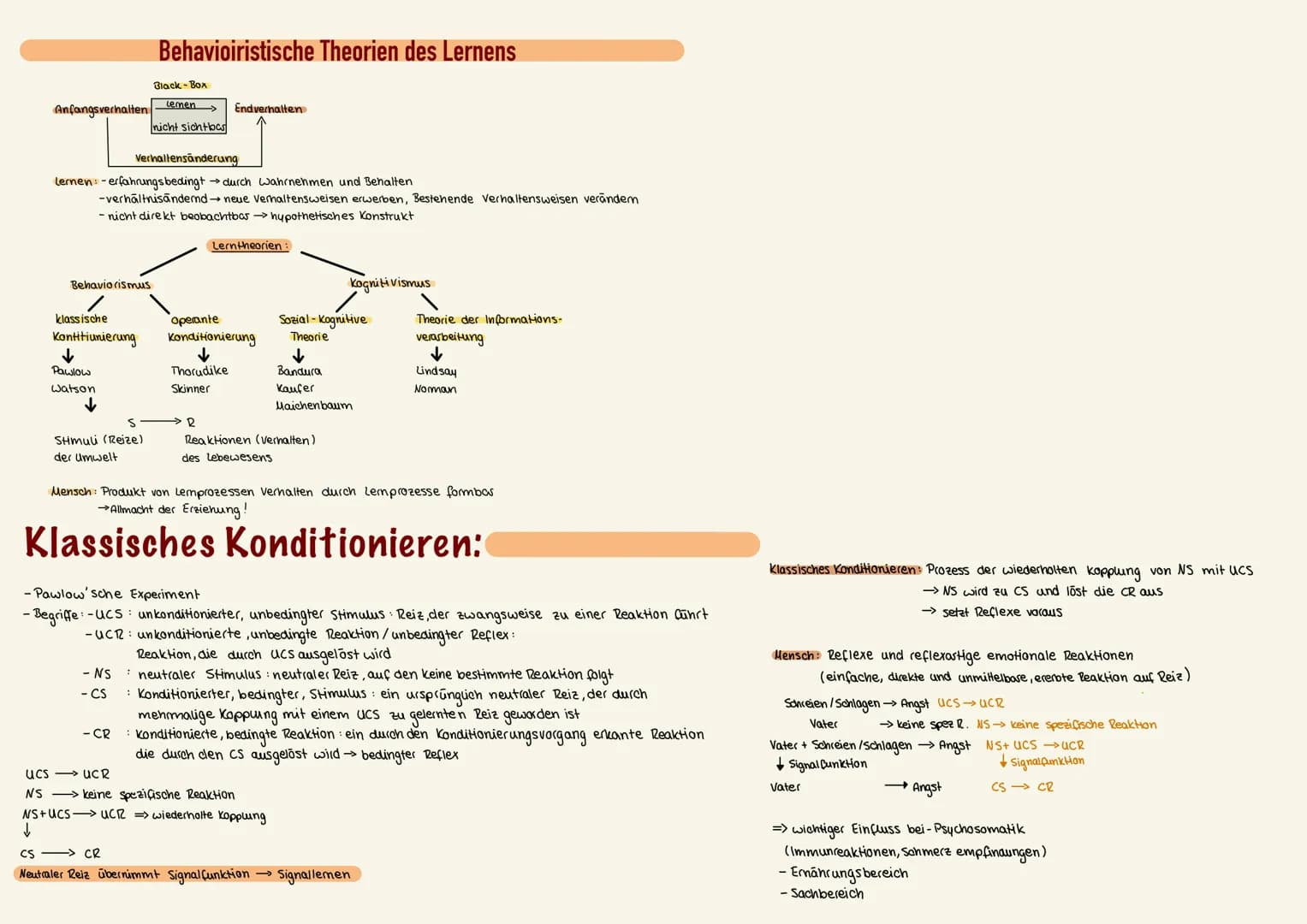 Das Unbewusste & Vorbewusste:
Das Bewusste: Gedanken, Gefühle, wünsche
Das Vorbewusste: Bewusstseins fähige Vorgänge, können
voll zugänglich