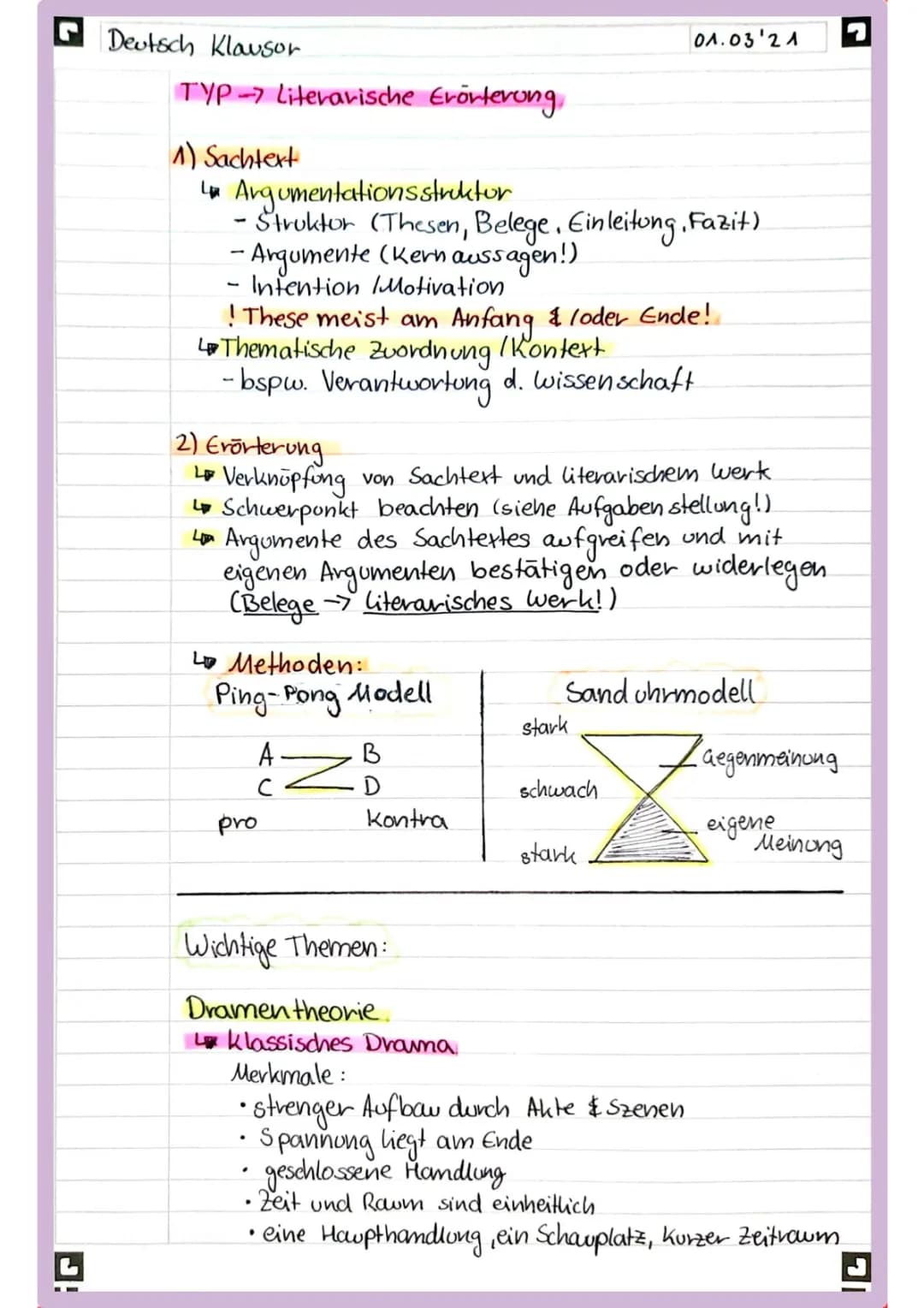Einführung in dramatisches und episches Theater